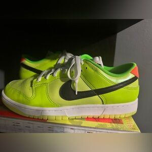 Nike Dunks in Volt